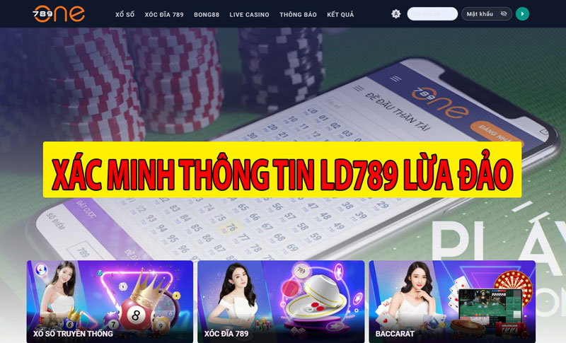 Thông tin LD789 lừa đảo